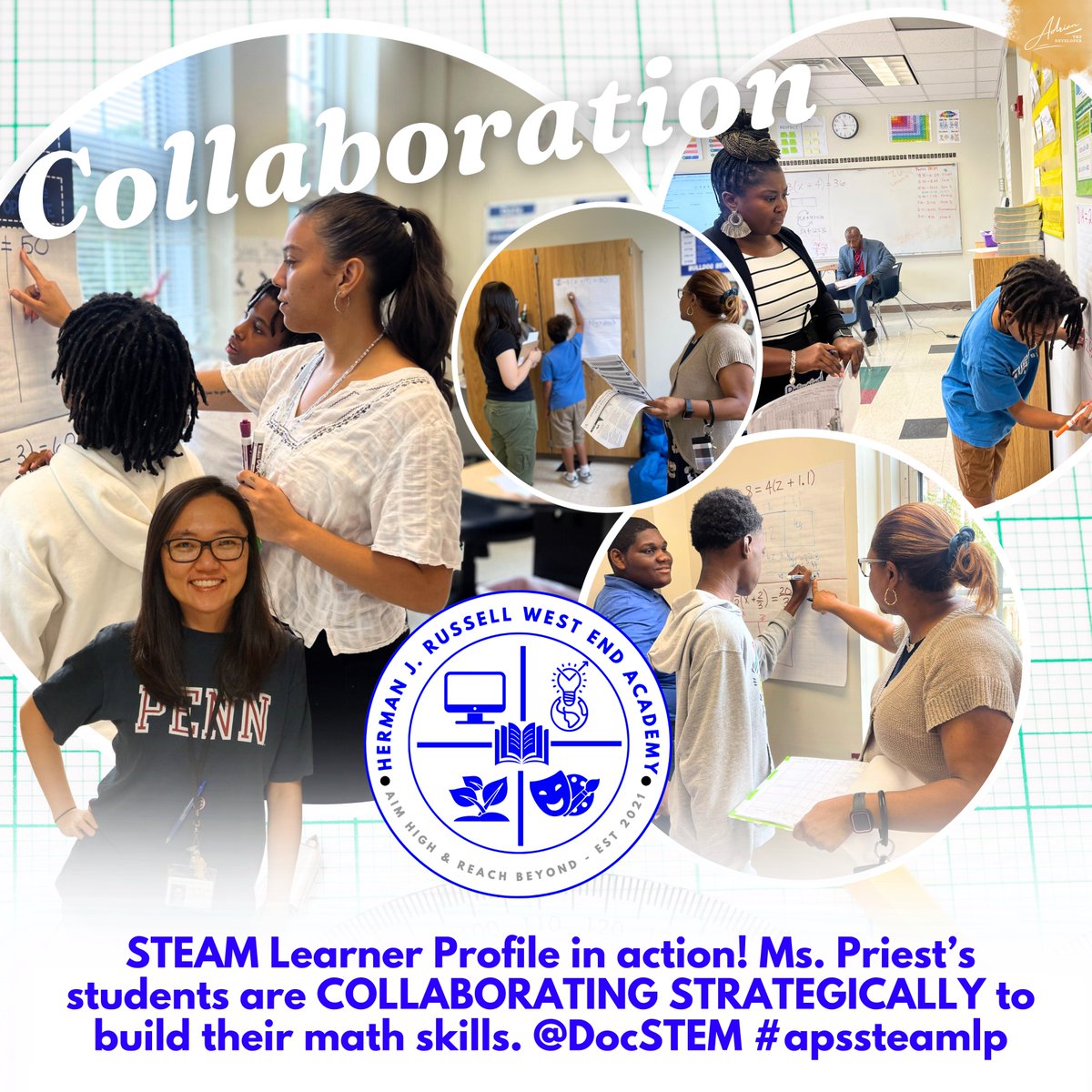 Adrian Williams (@creativeadrian3) on Twitter photo STEAM Learner Profile in action! Ms. Priest’s students are COLLABORATING STRATEGICALLY to build their math skills. <a href="/DocSTEM/">Dr. Warren Edwards</a> #apssteamlp @TDGreen_APS <a href="/Retha_Woolfolk/">Dr. Margul Retha Woolfolk</a> <a href="/HRWEACOUNSELING/">HJRWEACounseling</a> <a href="/apsupdate/">ATL Public Schools</a> @APVENZEN_aps <a href="/HJRussell_STEM/">STEM at Herman J. Russell West End Academy</a> STEAM Learner Profile in action! Ms. Priest’s students are COLLABORATING STRATEGICALLY to build their math skills. <a href="/DocSTEM/">Dr. Warren Edwards</a> #apssteamlp @TDGreen_APS <a href="/Retha_Woolfolk/">Dr. Margul Retha Woolfolk</a> <a href="/HRWEACOUNSELING/">HJRWEACounseling</a> <a href="/apsupdate/">ATL Public Schools</a> @APVENZEN_aps <a href="/HJRussell_STEM/">STEM at Herman J. Russell West End Academy</a>