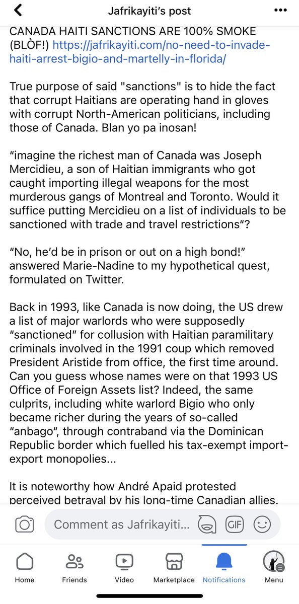 jafrikayiti's tweet photo. Arrest white warlords in Haiti regardless of what powerful accomplices are backing them in Canada & the US #StopFoolingAround #BlackNationhoodMatters @SolQuebecHaiti @Blacks4Peace @ForeignPoli_C @Blackstarjus @JustinTrudeau @GregFergus @TheBlackCaucus @BC_Nation @jeanfilsaim2003 https://t.co/m9pdW43RdS