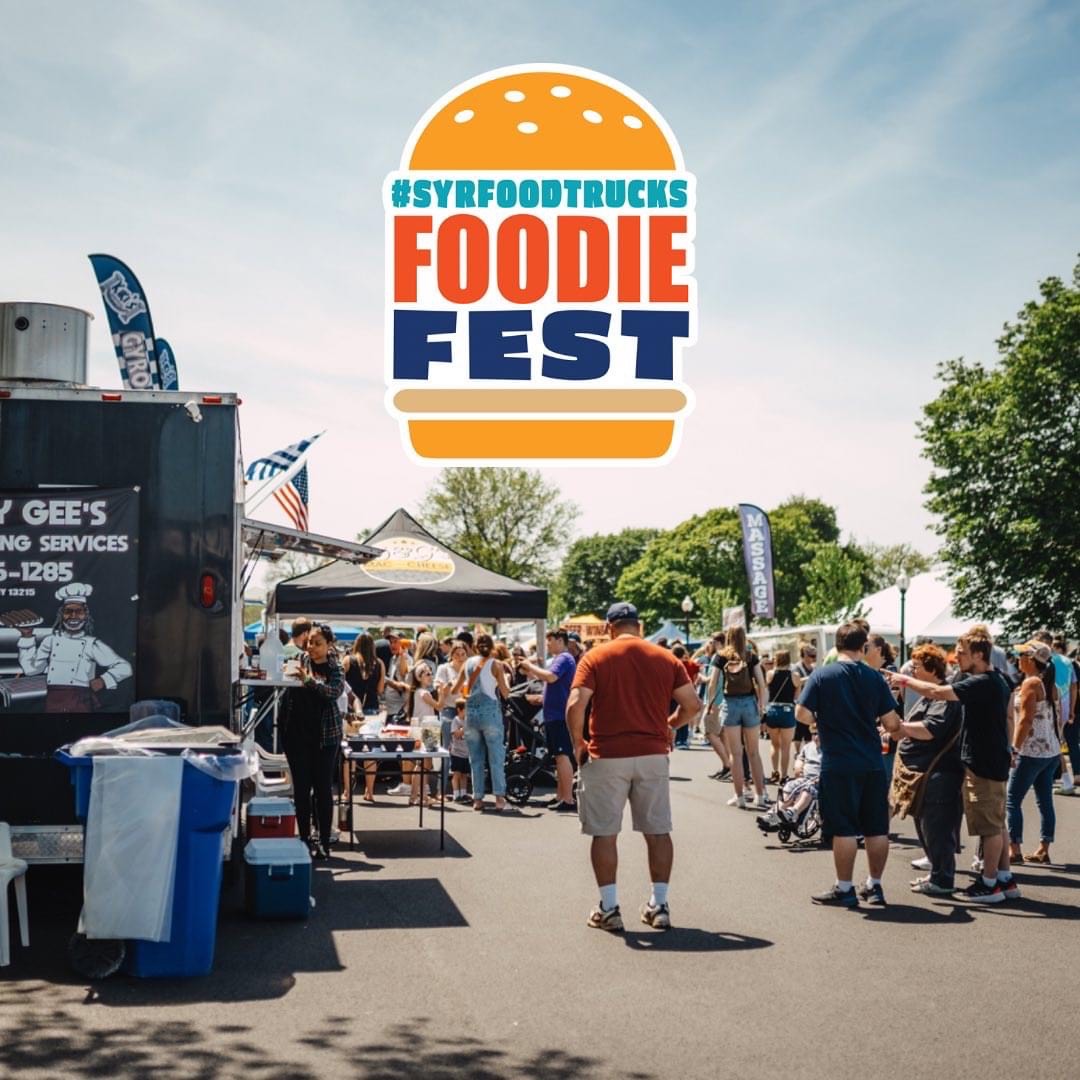 Get ready for the ultimate foodie experience at the #SYRFoodTrucks Foodie Fest this Saturday! Enjoy low-cost samples and full menu items from 40 local food trucks at Chevy Court at The Great New York State Fair from 11-8pm. Get your tickets now at syrfoodiefest.eventbrite.com!