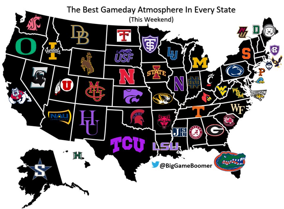 The Best Gameday Atmosphere In Every State This Weekend