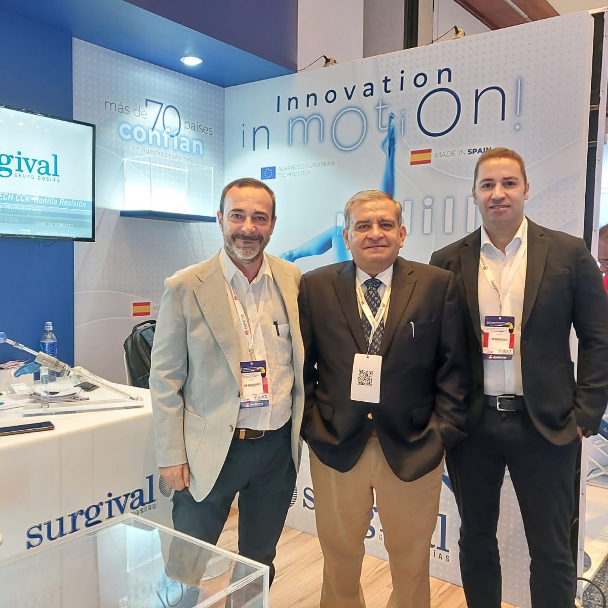 DÍA 2️⃣ en el #CongresoSLAOT! 👍
Gracias a todos los que ya habéis pasado por el 📍STAND 8 de #surgival
Y si no lo has hecho...¡todavía estás a tiempo! 😜 Estaremos encantados de atenderte 🤗 
¡Te esperamos!