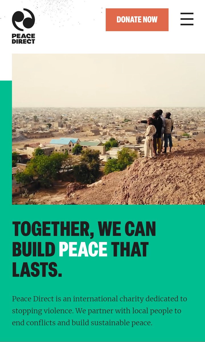 Delivered my first big project since joining <a href="/peacedirect/">Peace Direct</a> today - a new website and brand! Big thanks to my brilliant team for getting this done 💪

Please have a look and learn how you can support local peacebuilders this #peaceday ❤️ 

peacedirect.org