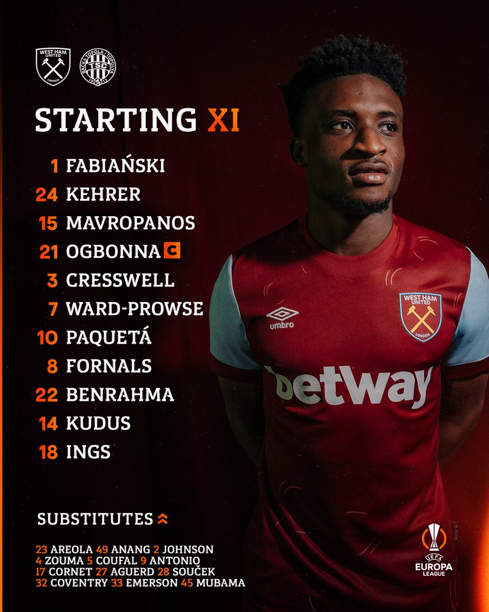 Your Europa League Hammers ⚒️