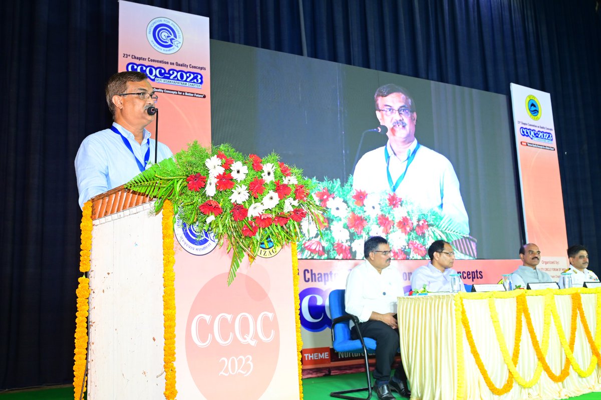 RINL_VSP's tweet photo. Shri DK Mohanty emphasized that total Employee Involvement is the key to success in any organization. #RINL leads the way with #QualityCircles and 5S Workplace Management. @JM_Scindia @fskulaste @SteelMinIndia @Officejmscindia @PibSteel @qcfihq https://t.co/yoFlR0VJm0
