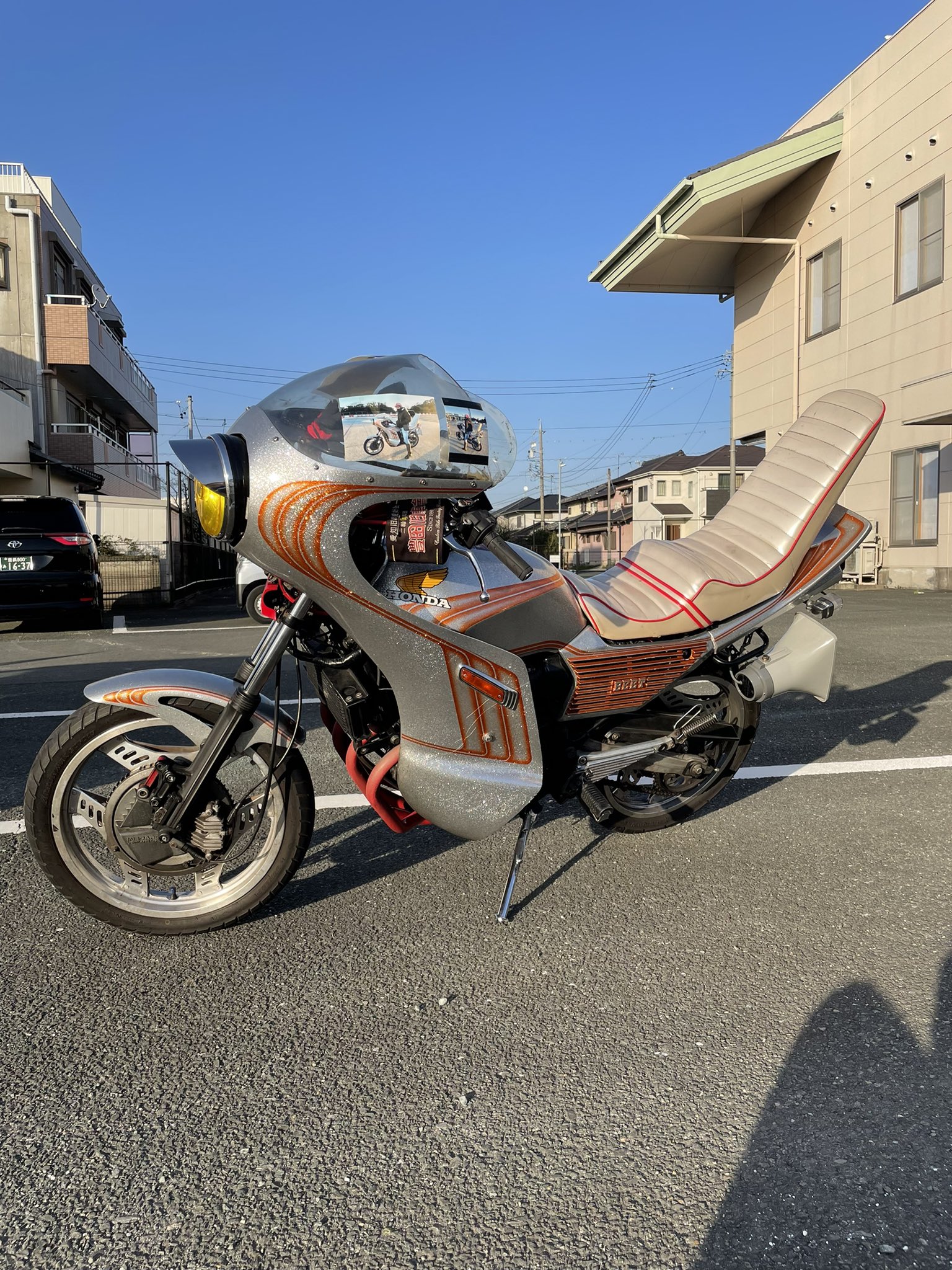 84ヤリcbx400f 竹槍