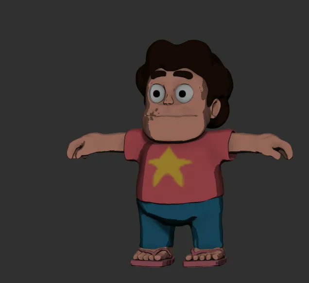 darkchall's tweet photo. #cartoon #CartoonNetwork #b3d  #art #zbrush #blender #followme #3dmodeling  Steven universe #stevenuniversefanart  #commissionopen  #commissions https://t.co/MR8Gdc2Txd