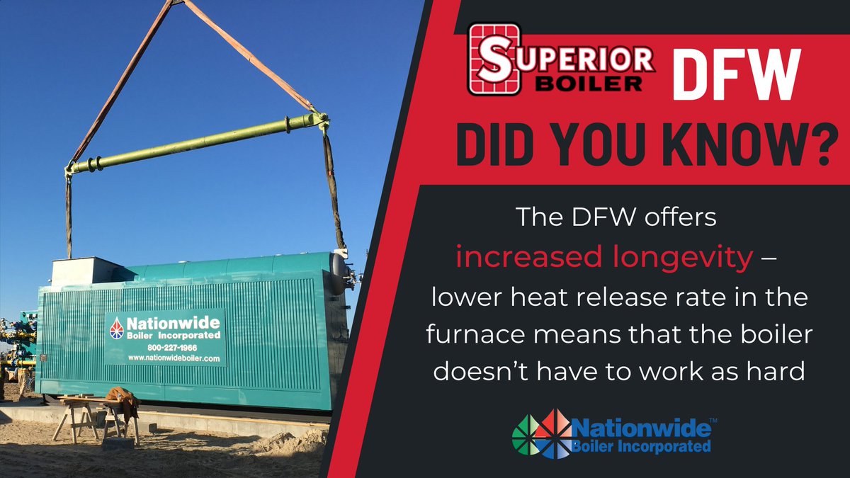 SteamNow's tweet photo. The DFW watertube #boiler design supports increased longevity with a lower heat release rate. Choose @SuperiorBoiler DFW for higher efficiency, cost savings, and a more sustainable option over traditional #watertube boilers. Contact us at https://t.co/EQAQwPP343 #temporarysteam https://t.co/OCznDPOu7V