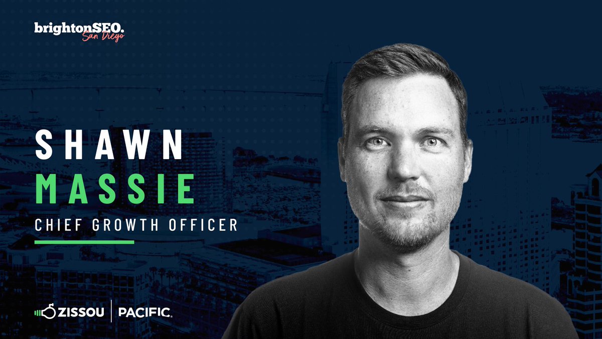 First in our @brightonseo lineup: Shawn Massie! He’s our Chief Growth Officer and the host of our #AtTheHelm series. Catch him at our booth to learn how our team of experts and our new #SEOForecasting tool can help boost your performance. #SetSailtoBrighton