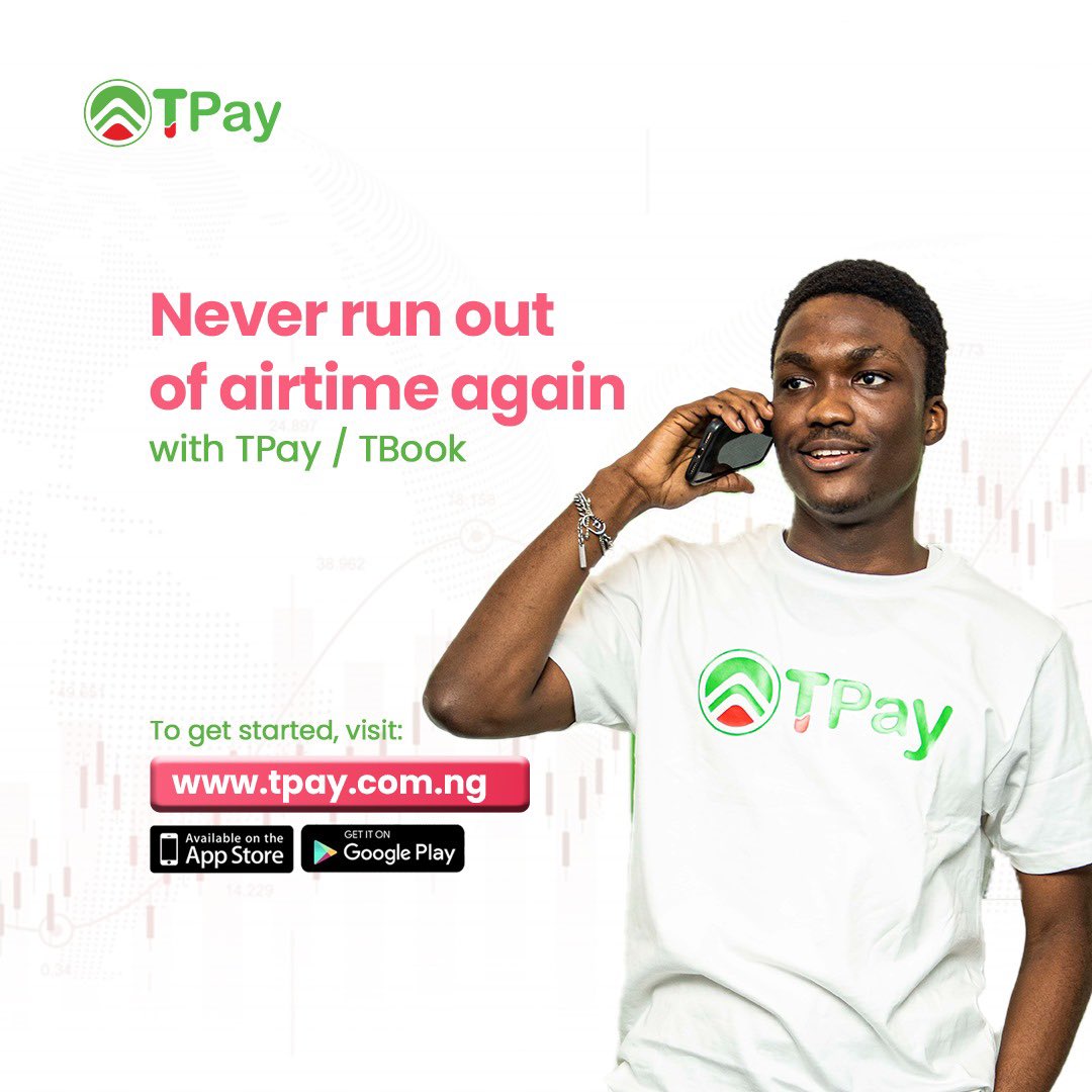 TPay_NG's tweet photo. Download Tbook now. Available on Google playstore &amp; Apple playstore.

#Tpay #Tbook #App #download #easylife https://t.co/EZG6rmER78