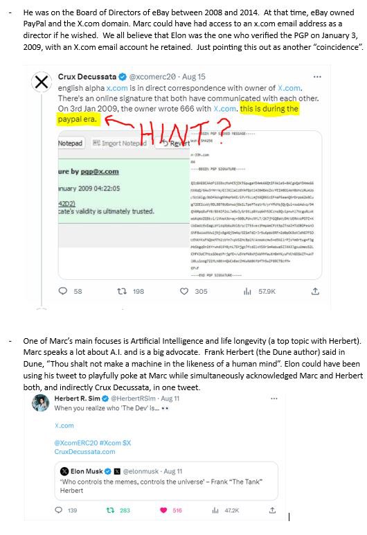 balkanbull23's tweet image. Could Marc Andreessen be the dev of X.com… lots of coincidences 🤔

#cruxdecussata #xcom #xcometh $x