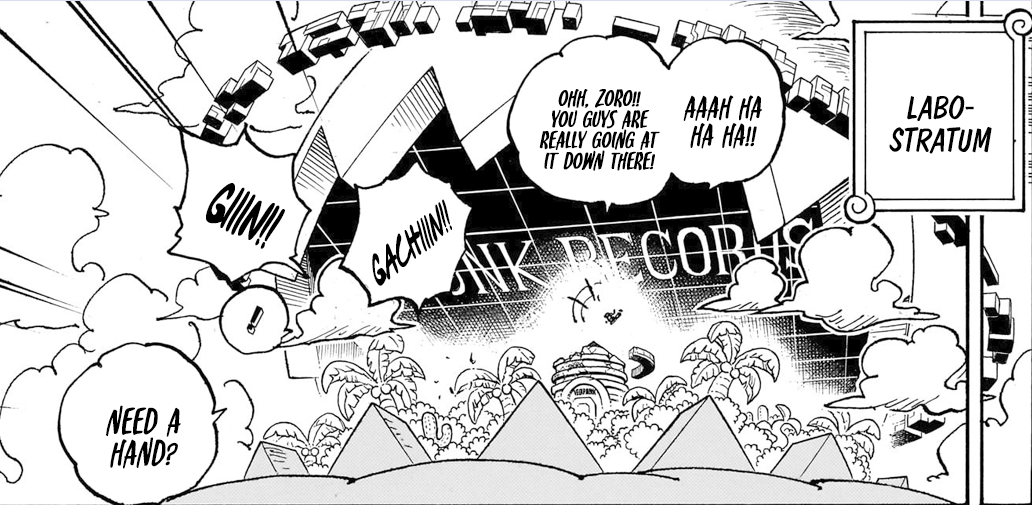 moharebon's tweet photo. Zoro struggling with Lucci is the highlight of the chapter 
"need a hand ???"
#ONEPIECE1093 https://t.co/19Mx9iQDmy
