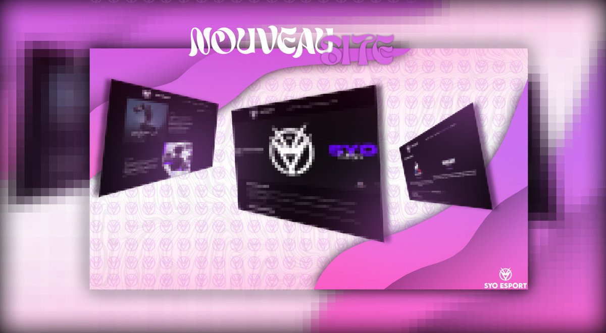 Après des mois de travail dans l'ombre, nous sommes extrêmement fiers de vous présenter notre nouveau site ! 😍

Façonné avec l'amour que l'on porte à l'esport et élégance, vous y retrouverez tout !

🖥️Notre site: syoesport.com