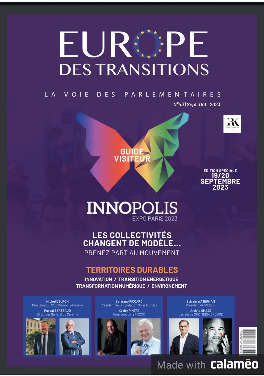 #clubvisionhydrogene           Ma nouvelle tribune Hydrogène 2.0 parue dans le magazine Europe des Transitions.