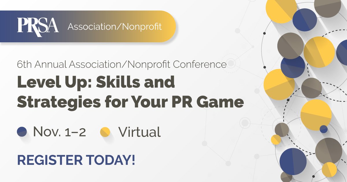 🌐 Join fellow nonprofit and association communicators for a virtual event packed with practical insights. Elevate your PR skills with the latest best practices and expert tips. Don't miss out on this opportunity! #PREvent 🚀📣 Register now! bit.ly/3DGii2z