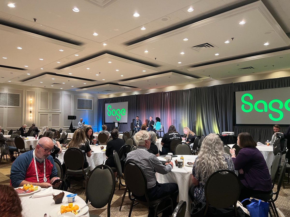 monidaniel's tweet photo. Loved moderating a fireside chat on AI and #bookkeeping at @cpbcan #Ignite2023 feat. @markhickman72 MD @Sage_Canada and Atin Gupta CEO @Countableco They shared how AI can unlock productivity and simplicity, while making the work that only humans can do ever more important. #AI https://t.co/Hn4kGhmf5M