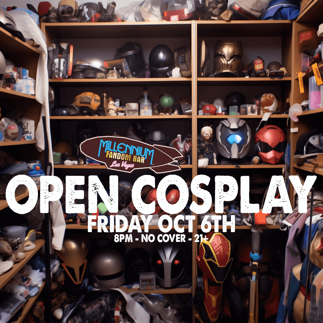 FandomBarLV's tweet photo. https://t.co/Tk2qXwiMLU #MFBLV #Fandom #FandomBar #FandomBarVegas #Cosplay #CosplayBar #LasVegas #MillenniumFandomBar #Cocktails #Mocktail #CosplayOrNotLetsFandom #Geek #Nerd #VegasCosplay #CosplayCommunity #TheOtherYou #MyCosplay #MyFavoriteCosplay #OpenCosplay #OpenCosplayNight https://t.co/2HhttJKSin