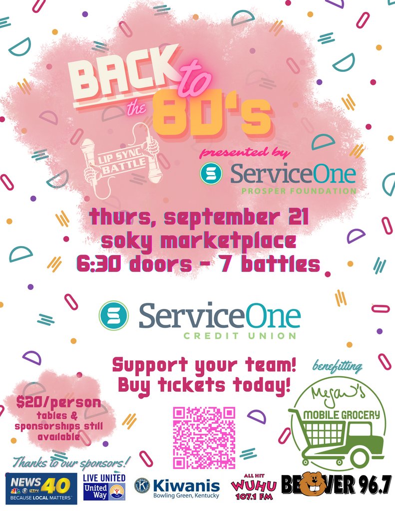Service One CU (@serviceone_cu) on Twitter photo Come out tonight at 6:30 to SOKY Marketplace to support Megan's Mobile Grocery! ๐ค๐ถ
Together, we can bring awareness to food deserts and work together to make a difference in our communities!
๐ Tickets at: lipsyncbattlebg.com Come out tonight at 6:30 to SOKY Marketplace to support Megan's Mobile Grocery! ๐ค๐ถ
Together, we can bring awareness to food deserts and work together to make a difference in our communities!
๐ Tickets at: lipsyncbattlebg.com