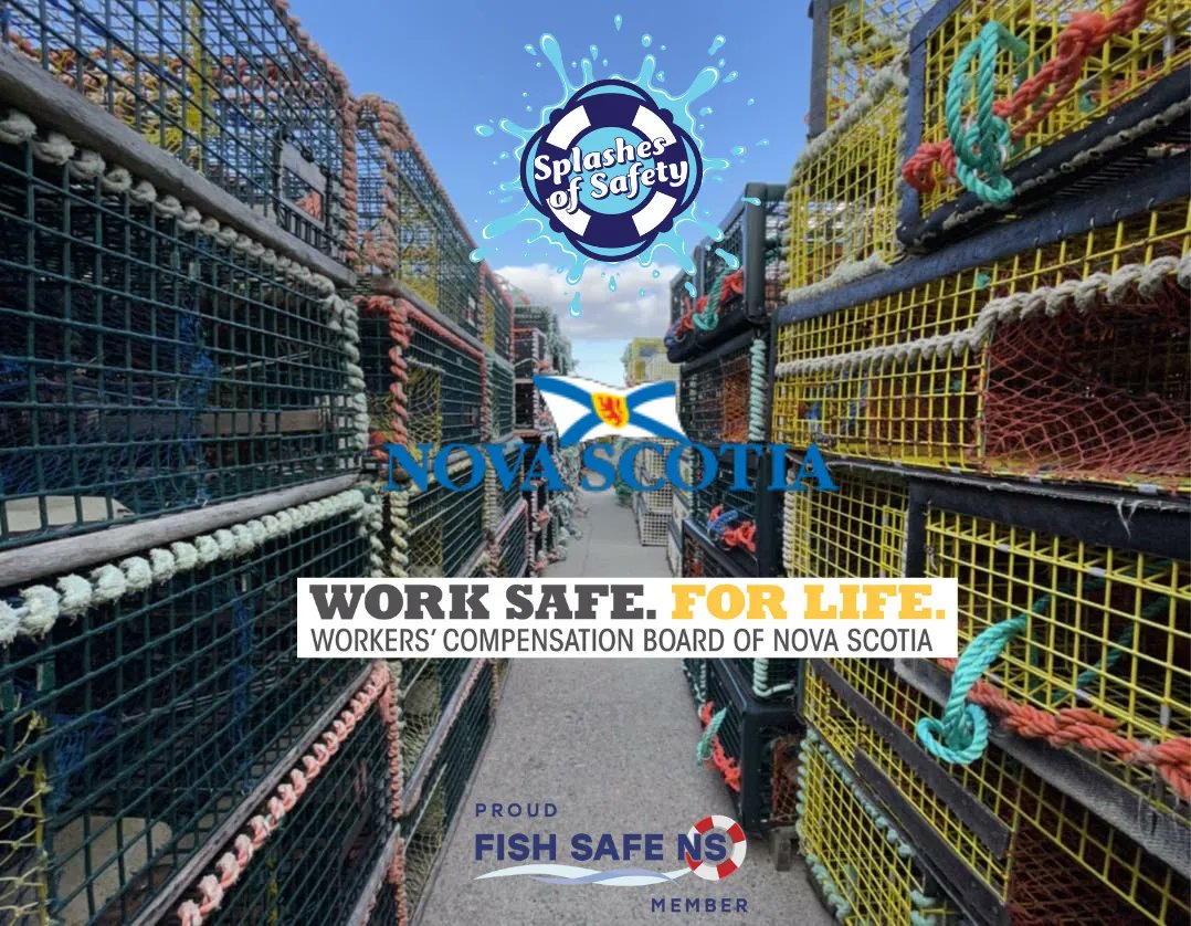 We would like to thank the Workers Compensation Board of Nova Scotia and Nova Scotia Labour Skills and Immigration for their 2023 Splashes of Safety joint Gold Sponsorship ⚓️