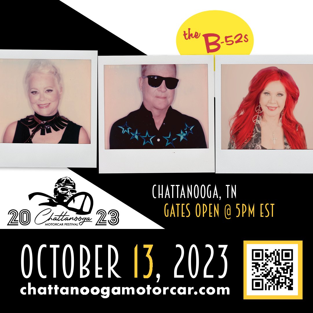 Chattanooga, we can't wait to see you Friday, October 13, at the Chattanooga Motorcar Festival! Get your tickets now at chattanoogamotorcar.com and get ready to groove🏎️✨
#ChattMotorcarFest