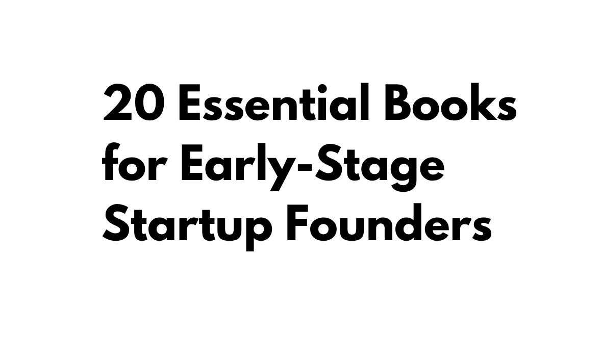 EduCannizzo's tweet photo. Here’s a list of 20 essential books that would be highly beneficial for early-stage startup founders:

1. Zero to One" by Peter Thiel: Learn how to build a unique startup.

2. The Lean Startup" by Eric Ries: Understand the methodology for developing businesses and products.

3. Venture Deals" by Brad Feld & Jason Mendelson: Gain insight into venture capital process and negotiations.

4. The Hard Thing About Hard Things" by Ben Horowitz: Explore insights on tough problems founders face.

5. Business Model Generation" by Alexander Osterwalder: Refine your business model design.

6. Traction" by Gabriel Weinberg and Justin Mares: Discover how startups achieve explosive growth.

7. The Innovator’s Dilemma" by Clayton Christensen: Understand why large companies can fail despite good management.

8. Purple Cow" by Seth Godin: Learn about transforming your business by being remarkable.

9. Angel" by Jason Calacanis: Dive into tactics on investing in startups.

10. The Art of Start 2.0" by Guy Kawasaki: Discover the time-tested, battle-hardened guide for anyone starting anything.

11. Startup Opportunities" by Sean Wise & Brad Feld: Know when to quit your day job.

12. Crossing the Chasm" by Geoffrey A. Moore: Explore marketing and selling disruptive products to mainstream customers.

13. Running Lean" by Ash Maurya: Iterate from plan A to a plan that works.

14. The $100 Startup" by Chris Guillebeau: Transform your passion into a profitable venture.

15. Hooked" by Nir Eyal: Learn how to build habit-forming products.

16. Contagious" by Jonah Berger: Discover how to make your ideas catch on.

17. Thinking, Fast and Slow" by Daniel Kahneman: Explore the dichotomy between intuition and logic and its impact on decision-making.

18. Rework" by Jason Fried & David Heinemeier Hansson: Get unconventional wisdom on startups.

19. Blitzscaling" by Reid Hoffman & Chris Yeh: Learn the path to massive growth.

20. To Sell is Human" by Daniel H. Pink: Understand the science of selling from a fresh perspective.

Share this list with other founders!