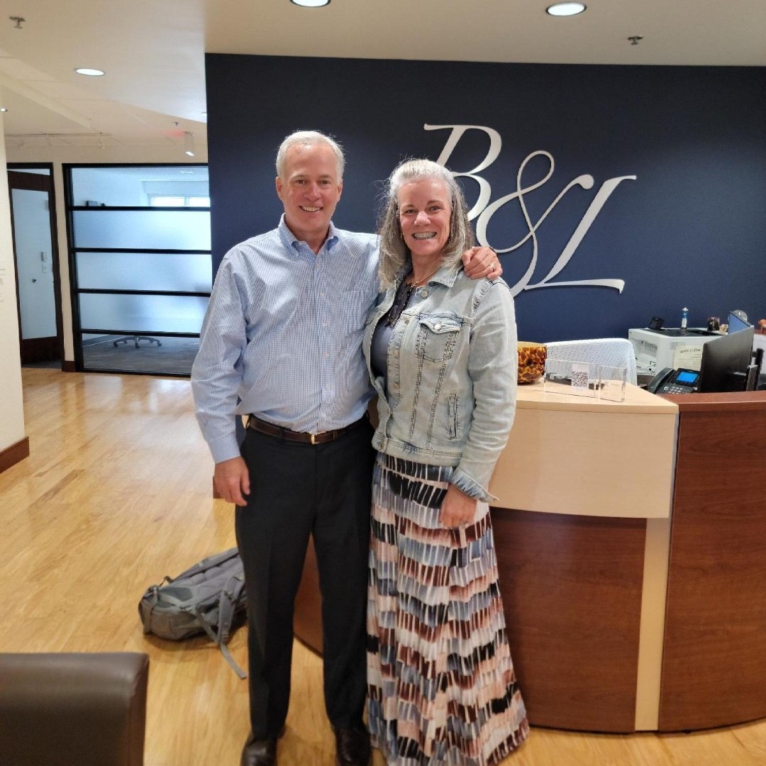 BrayLong_Law's tweet photo. Great to have Brenda Aycoth in the house this week! Brenda has worked with William as an outside CFO throughout the Bray &amp; Long years and even before that. She's remote in Wyoming nowadays but still gets back to CLT to check up on us and her other clients. #TeamWork #RemoteWork https://t.co/lIGSuSXdCk