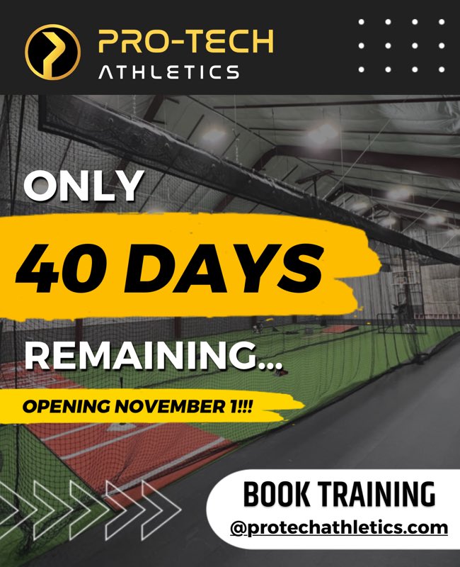 ProTechAthlete's tweet image. We are excited for our Grand Opening on November 1! 

Our November class schedule and packages are NOW available on our brand new website. Pro-Tech will also have a new branded app available in the App Store and Google Play that will make our guest’s experience most pleasurable!