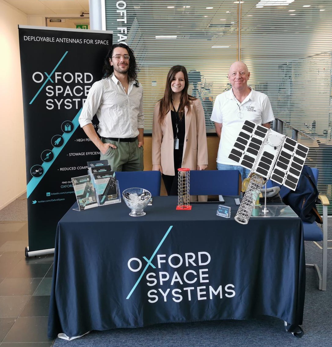 Our team attended the Engineering Your Future careers event organised by @STFC_Matters at the @DiamondLightSou today. They enjoyed discussions with KS5 students to help them find out more about the wide variety of #careers available to them in the field of #spaceengineering.