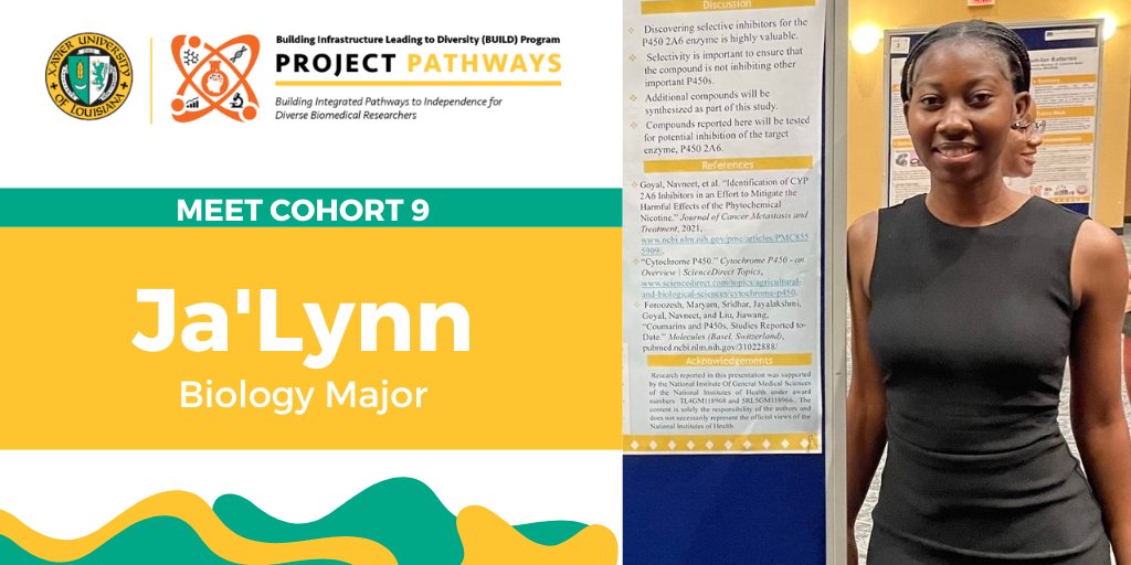 #MeetCohort9's Biology major, Ja'Lynn! She chose @xula1925 for the university's nurturing environment. In the future, she plans to pursue medical school to become a dermatologist. #XULABUILD #XULAProud