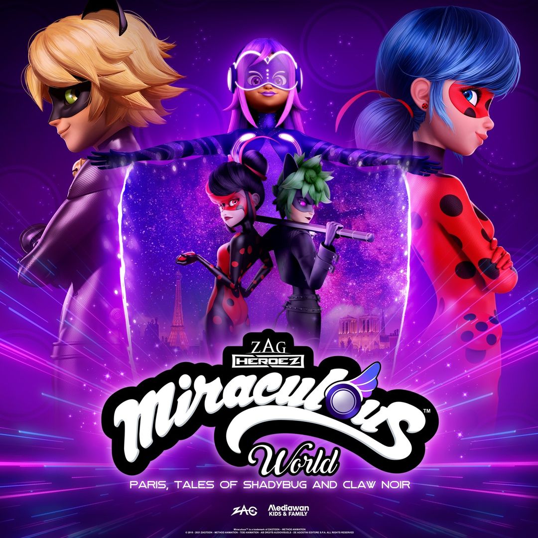 Wayzz World on X: ⚡️🟣 Promotional poster for Miraculous World: Paris! And  yes it's confirmed now 🤔🤨  / X