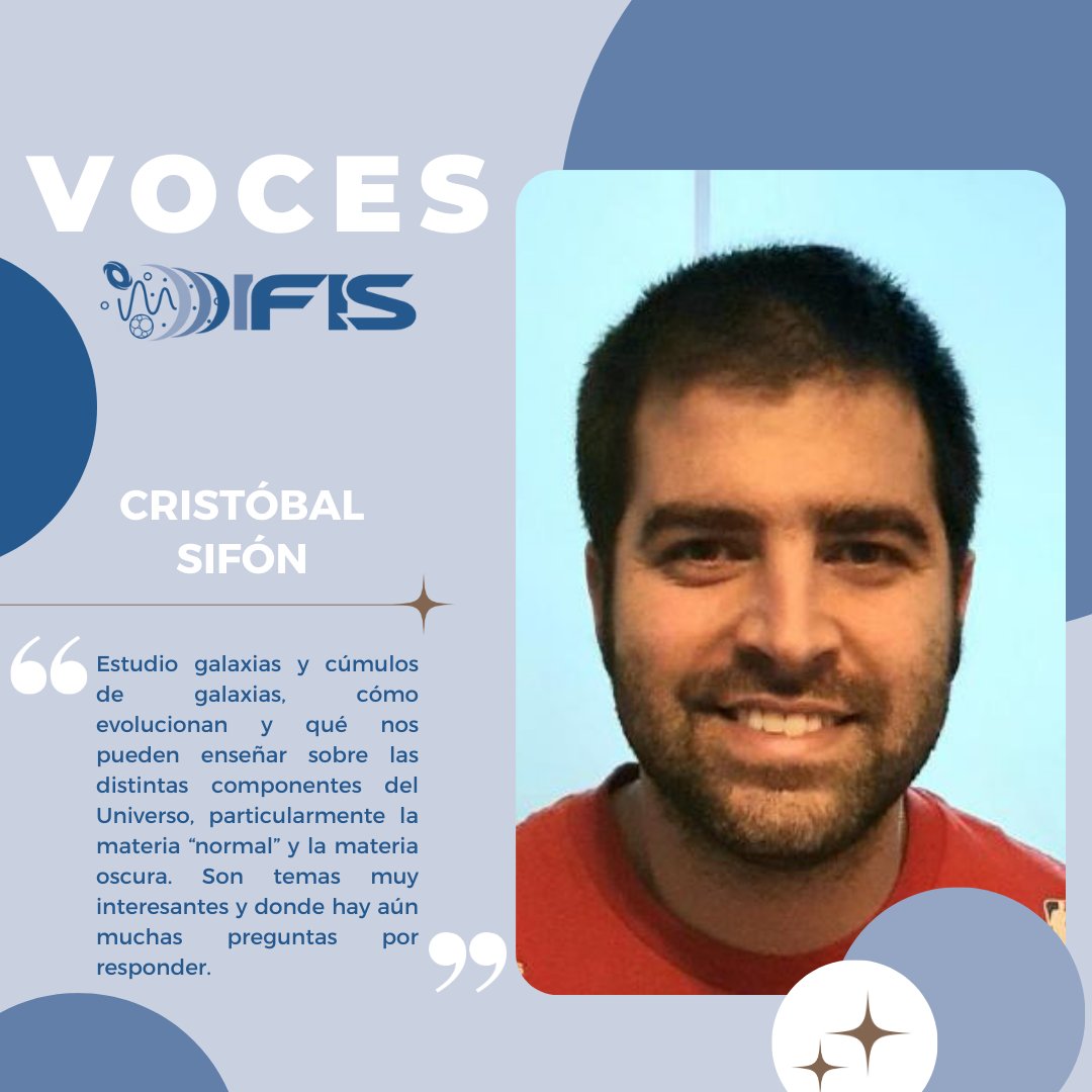 🎓 Voces IFIS 🔬

Revisa la entrevista del Dr. Cristóbal Sifón, su destacada trayectoria en el campo de la astronomía y su enfoque en la investigación de cúmulos de galaxias aportan significativamente al avance del conocimiento científico.

Más aquí:
✨ fis.ucv.cl/noticias-y-act… ✨