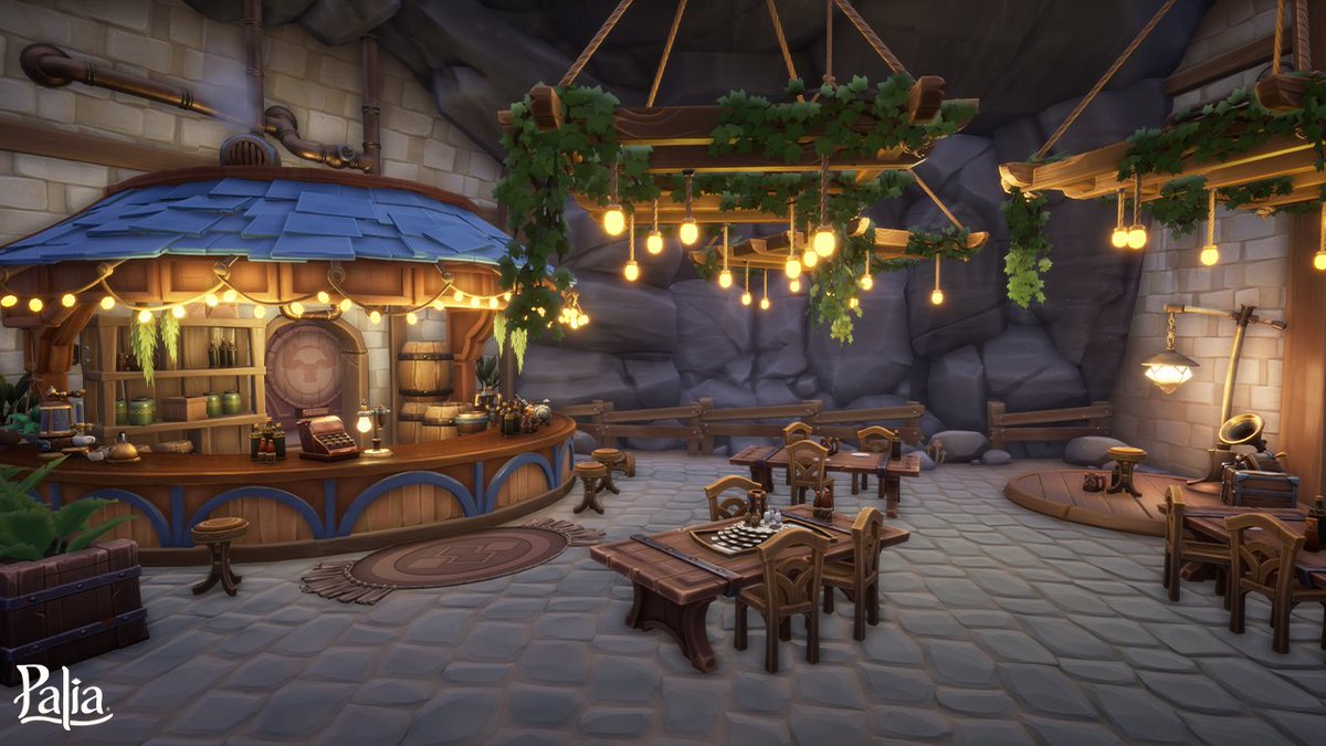 👀 Coming next Tuesday...
Black Market ✨glow up✨
New emote 😍
Crop removal 🙌
Decor enhancements 🚰
Aaaannnd maybe some new outfits 🧚

😉

#PlayPalia #Palia #CozyGames #GameDev #CozyMMO