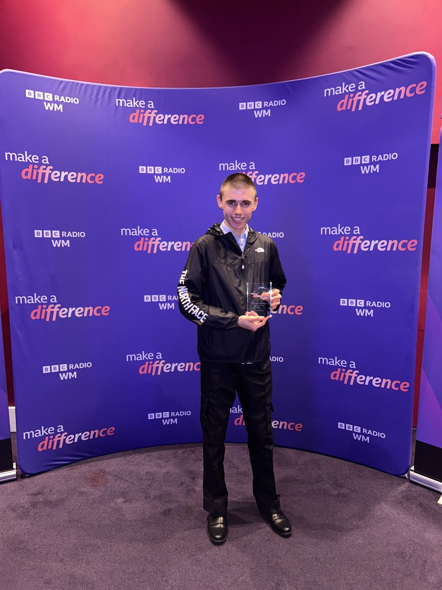 Bham_Childrens's tweet photo. A huge thank you and well done to our superstar fundraiser @louisconnor9 ! Louis was shortlisted for the Fundraiser Award at the BBC WM Make a Difference Awards! We are so grateful for Louis' ongoing support and for raising over £22,000 for our sick kids. Keep it up Louis! https://t.co/Yb9aYsAtOw