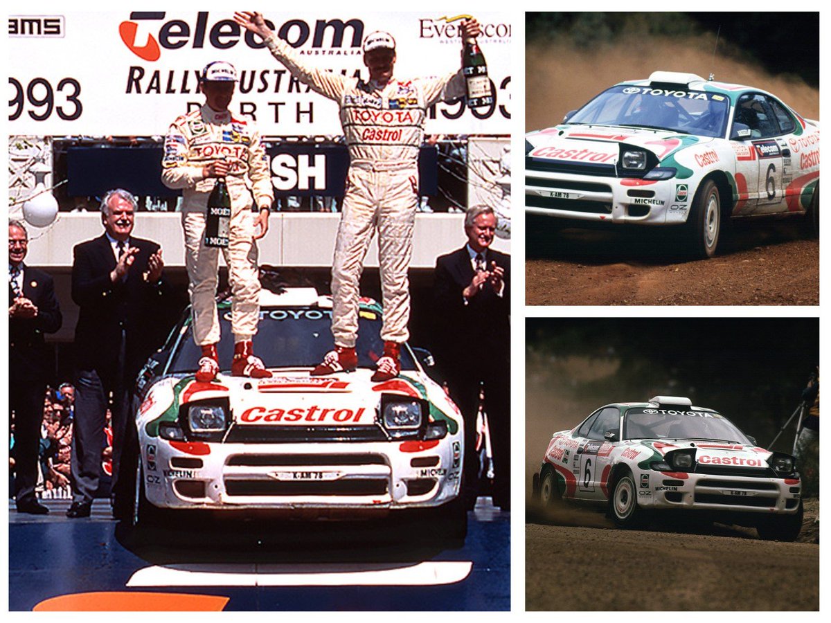 #OnThisDay 

On this day 30 years ago, Juha Kankkunen/Nicky Grist won Rally Australia in a Celica/Michelin to earn Toyota's first-ever motorsport world title. 

Together, Toyota and Michelin now total 4 world rally crowns, plus 6 in endurance racing 🏆🏆🏆🏆🏆🏆🏆🏆🏆🏆