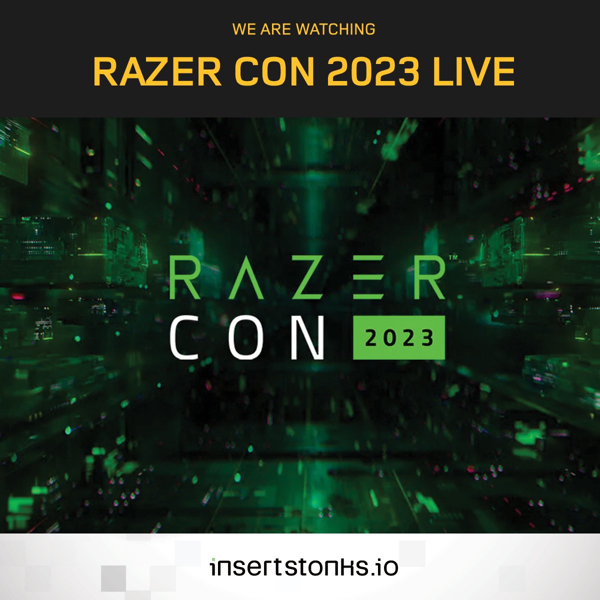 Insert Stonks (@insertstonks) on Twitter photo JOIN US AND WATCH RAZER CON 2023 LIVE NOW!
razer.com
<a href="/Razer/">R Λ Z Ξ R</a> #razer #gaming #gear #conference #live JOIN US AND WATCH RAZER CON 2023 LIVE NOW!
razer.com
<a href="/Razer/">R Λ Z Ξ R</a> #razer #gaming #gear #conference #live