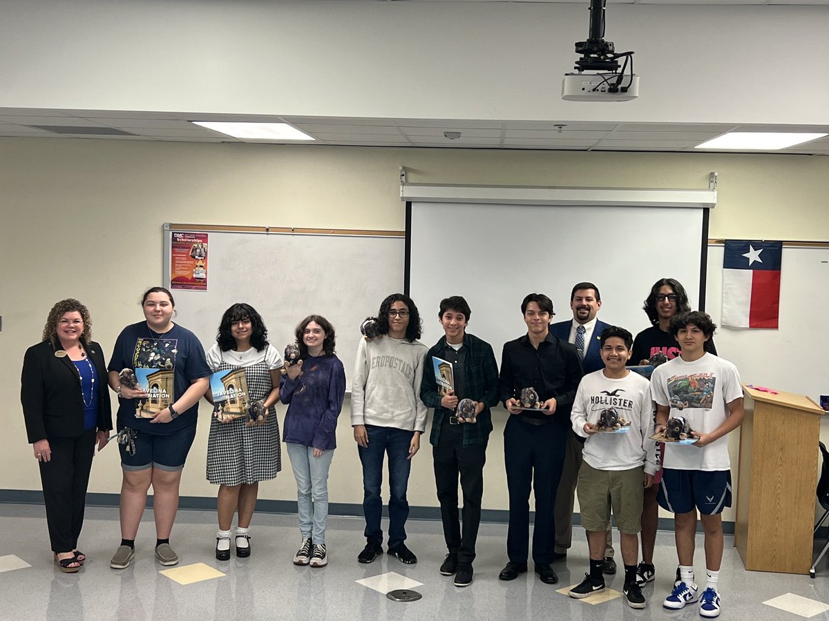 Thank you to TAMUK for your visit to congratulate our students that have been accepted to #javelinanation.