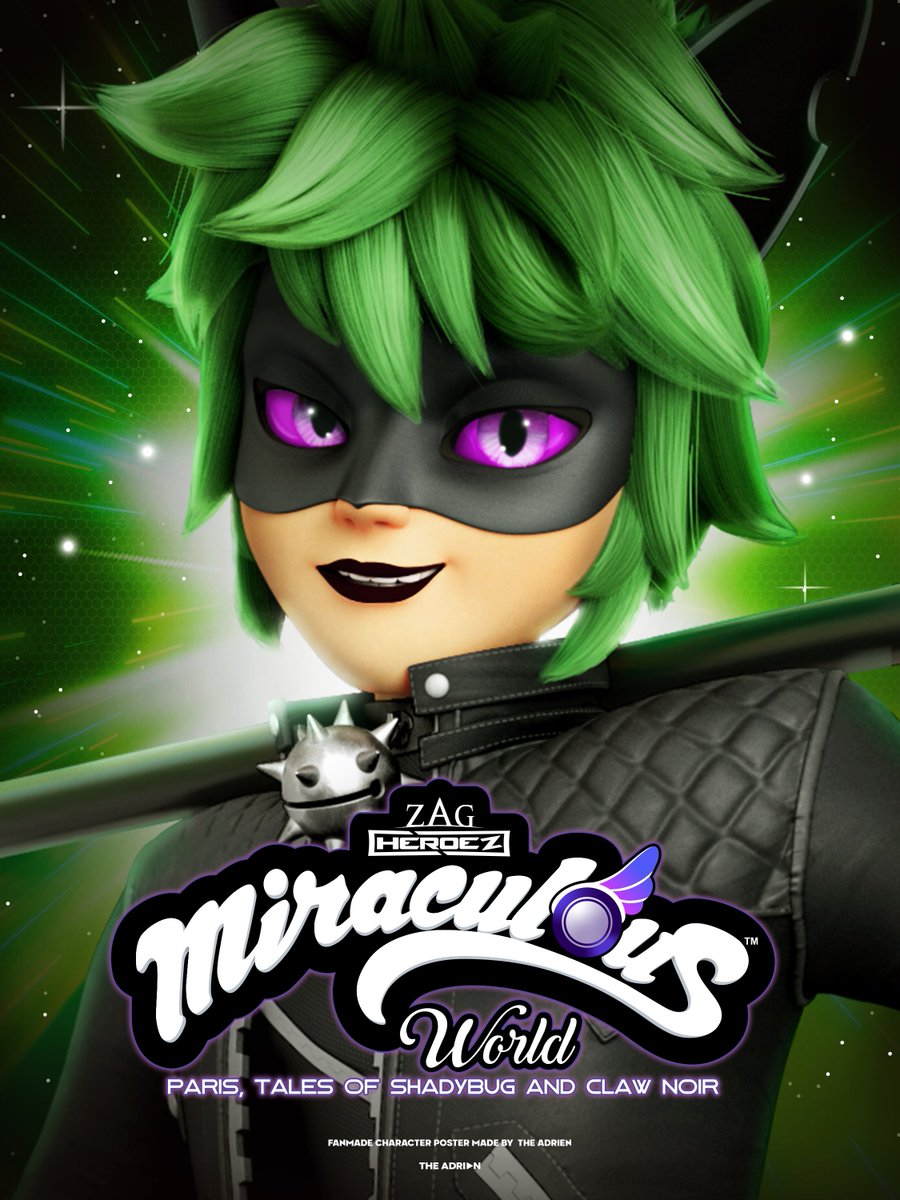 The Adrien on X: Miraculous World, Paris: Tales of Shadybug & Claw Noir  premieres October 21 on Disney Channel France! 🐞✨ #MiraculousLadybug  #MiraculousSpecial #MiraculousParis  / X