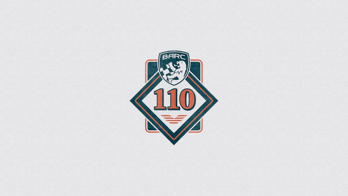 DanGordonDesign's tweet photo. Throwing it back to last year and this logo I designed for the BARC to celebrate their 110 year anniversary. 

#smsports #LogoDesign https://t.co/al8BdTs9wL