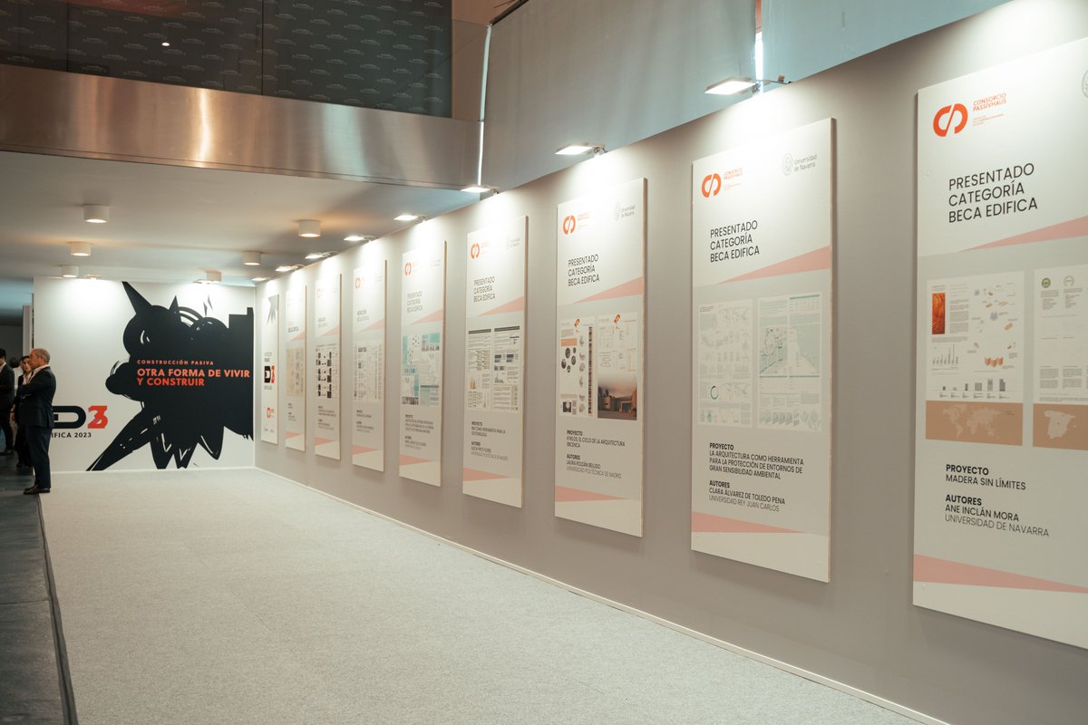 ConPassivHaus's tweet photo. 📢Cerramos segundo día de #Edifica23.
Para el #ConsocioPassivhaus es un placer impulsar eventos que fomenten la #construcciónsostenible, #saludable y #pasiva.
Mañana último día lleno de actividades en el que tendremos la entrega de los #PremiosEdifica.
¿Te lo vas a perder? https://t.co/ReoeS7LBbq