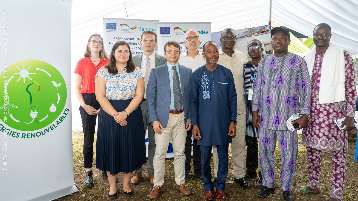 UEauBenin's tweet photo. Lancement de la campagne de promotion des #énergies #renouvelables en zone rurale au #Bénin. #EnDev et l’#ABERME sensibilisent les #populations à l'utilisation des produits #solaires et des foyers améliorés dans plusieurs départements du pays.
#energieverte
#GlobalGateway https://t.co/6iUgg6kODR
