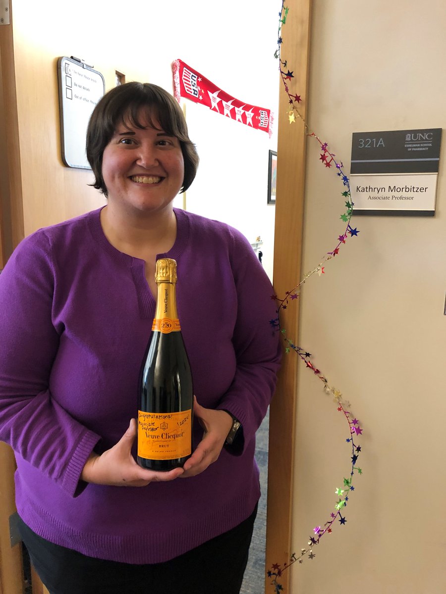 Congratulations to Kathryn Morbitzer on her promotion to Associate Professor! We are so excited to see all she accomplishes in the future! <a href="/UNC_CIPhER/">CIPhER</a>