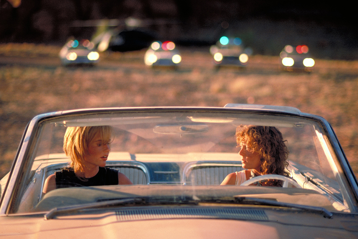 LAST CHANCE today to see the 4k restoration of THELMA & LOUISE at SBIFF's Riviera Theatre.