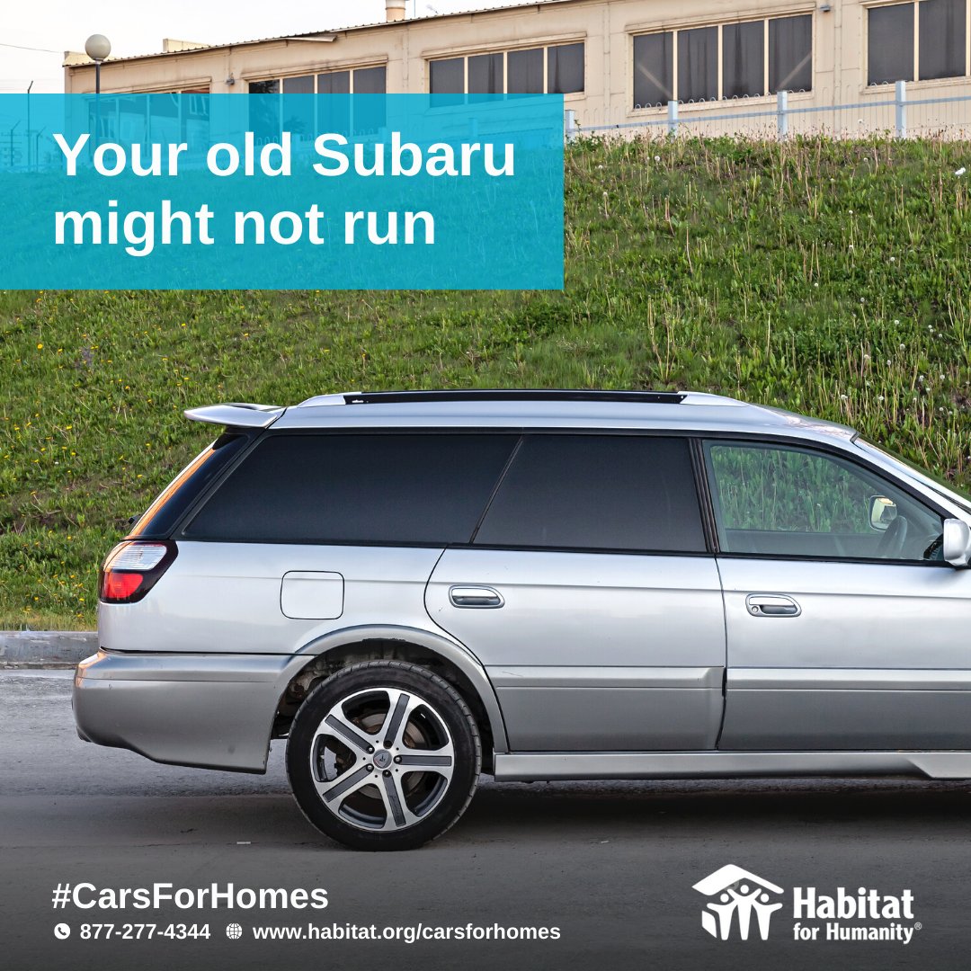 But it could still help build a home through Habitat for Humanity.
 
Learn more bit.ly/37tKx5S
 
#HabitatForHumanity 
#CarsForHomes 
#TaxDeductible