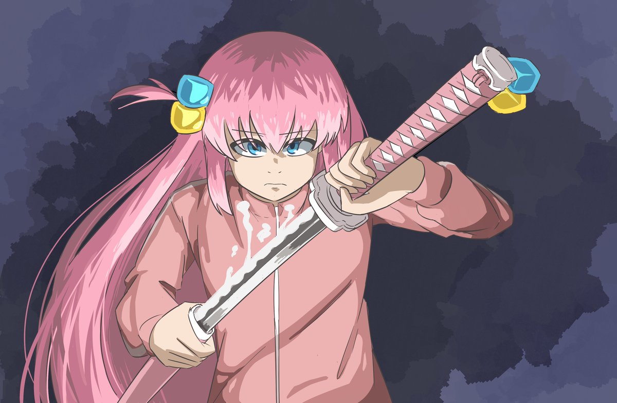 Jemrock2000's tweet photo. Kagura Bocchi but hopefully Twitter doesn't obliterate the quality this time https://t.co/YOWSNEr7Zq