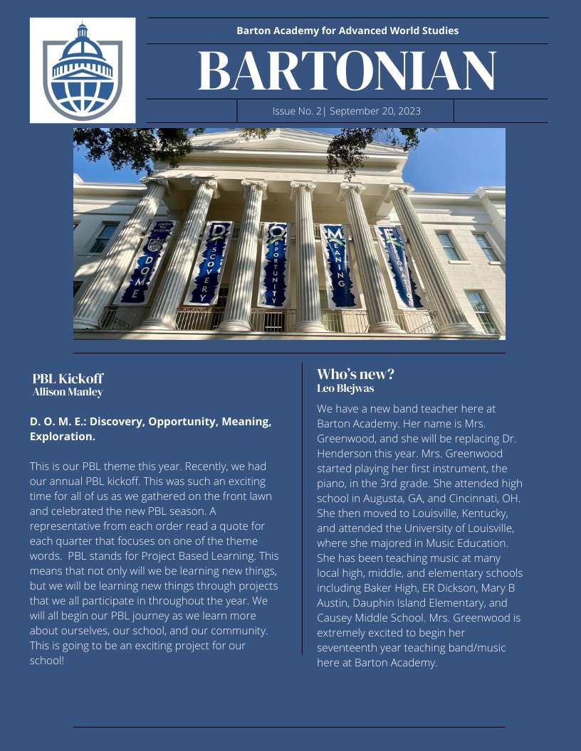 ramsayexplorers's tweet photo. Our latest edition of the Bartonian! @BartonAcademy https://t.co/l73nBXz9NR