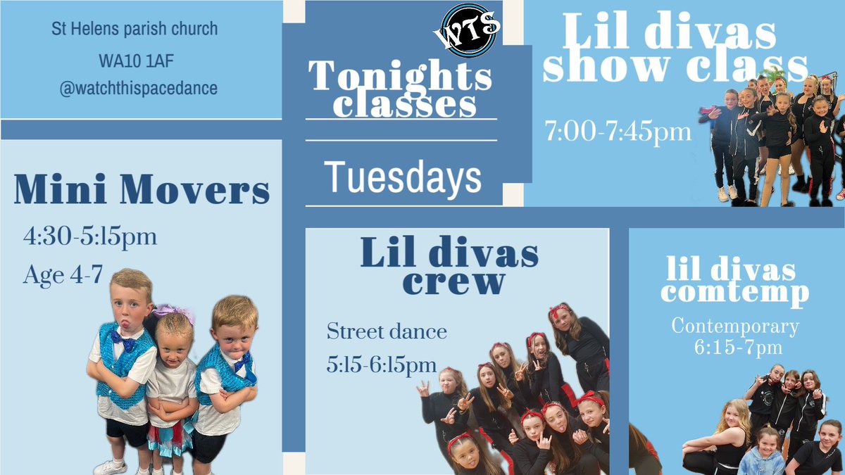 WTSdance's tweet photo. Tuesdays classes! https://t.co/G0aqMww07R