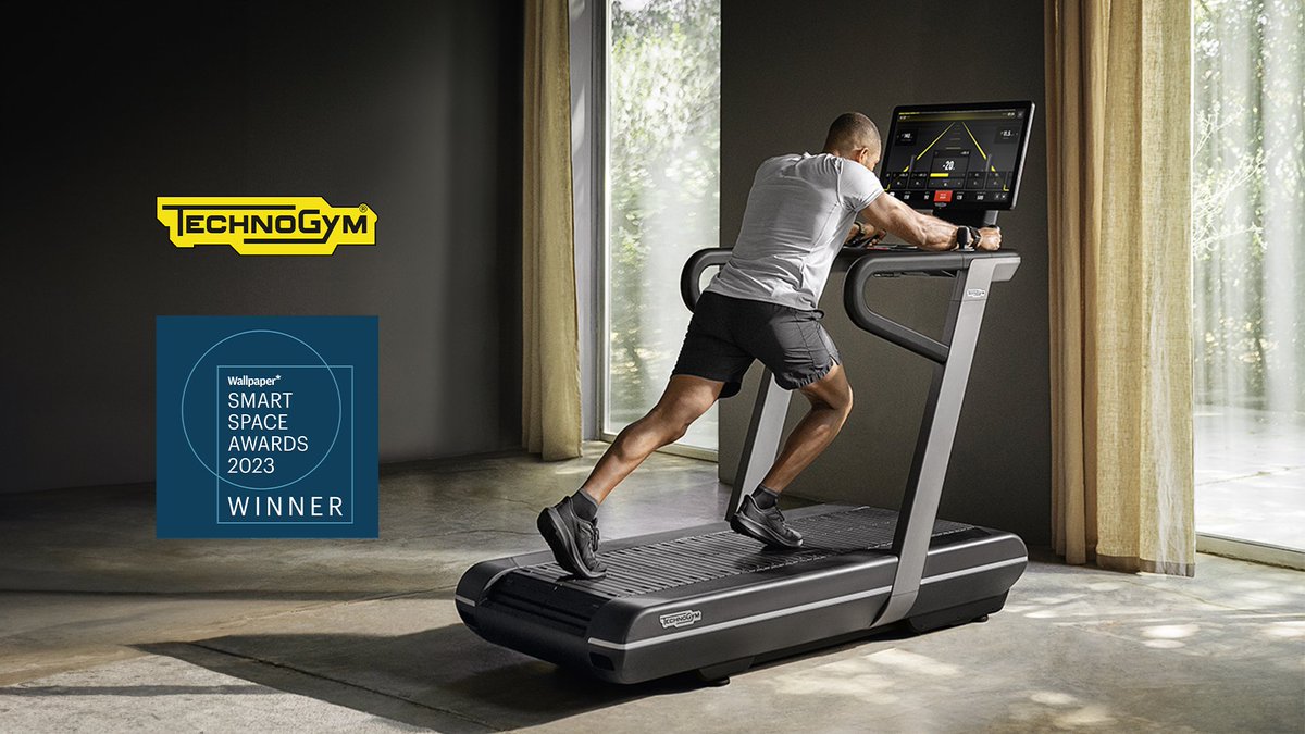 Another milestone in our journey: #TechnogymRun received the @wallpapermag Smart Space Award for the Fittest Fitness Kit. Read more: bit.ly/3EPk8yA