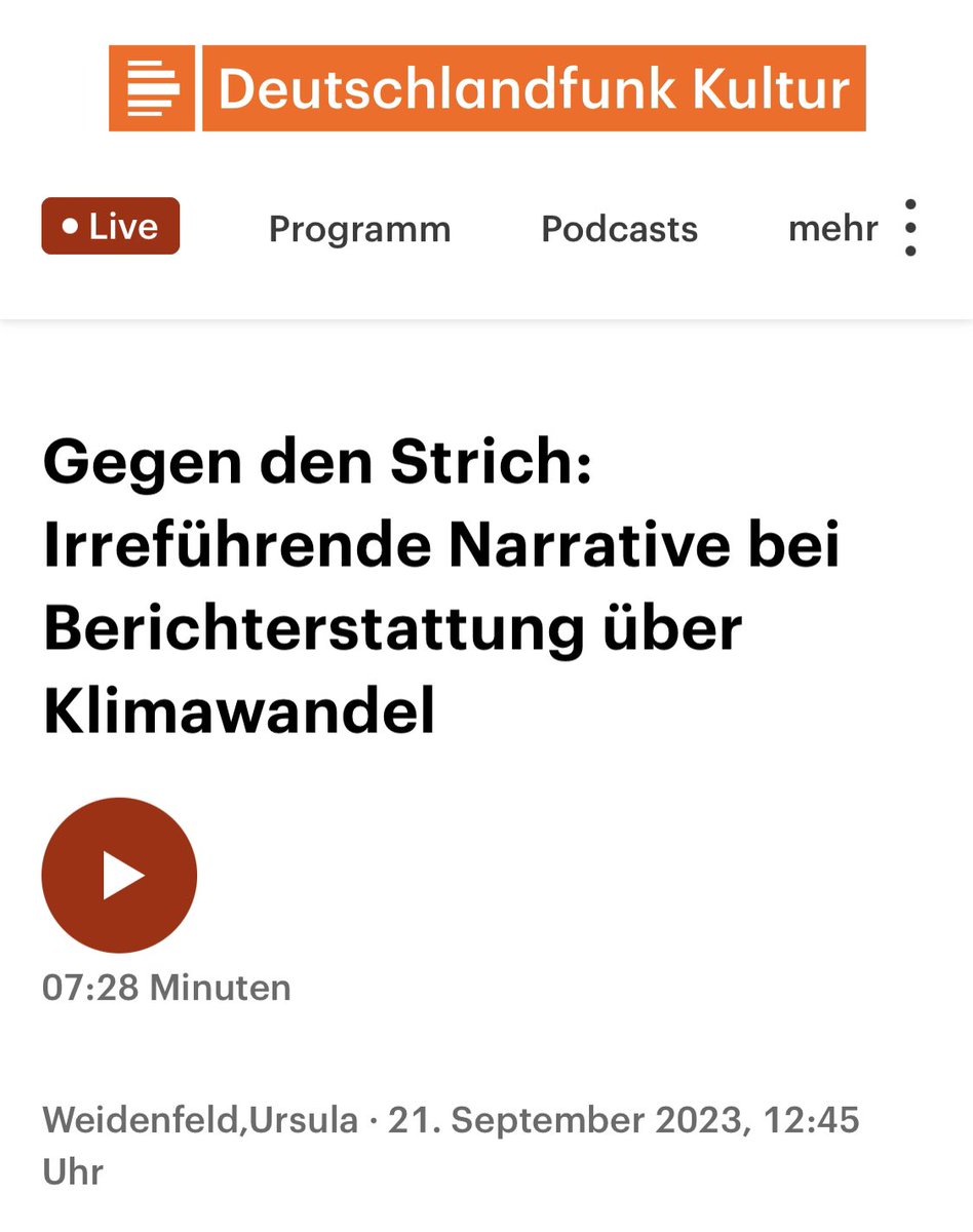 Unglaublich naiv, lieber <a href="/DLF/">Deutschlandfunk</a>, ein erfundenes Narrativ zur Diskreditierung der Klimaforschung zu verbreiten. Es gab längst klare  Fact Checks dazu, zB hier: carbonbrief.org/factcheck-scie…
Studienautor Brown (vom fragwürdigen Breakthrough Think Tank) wurde im Review durch die