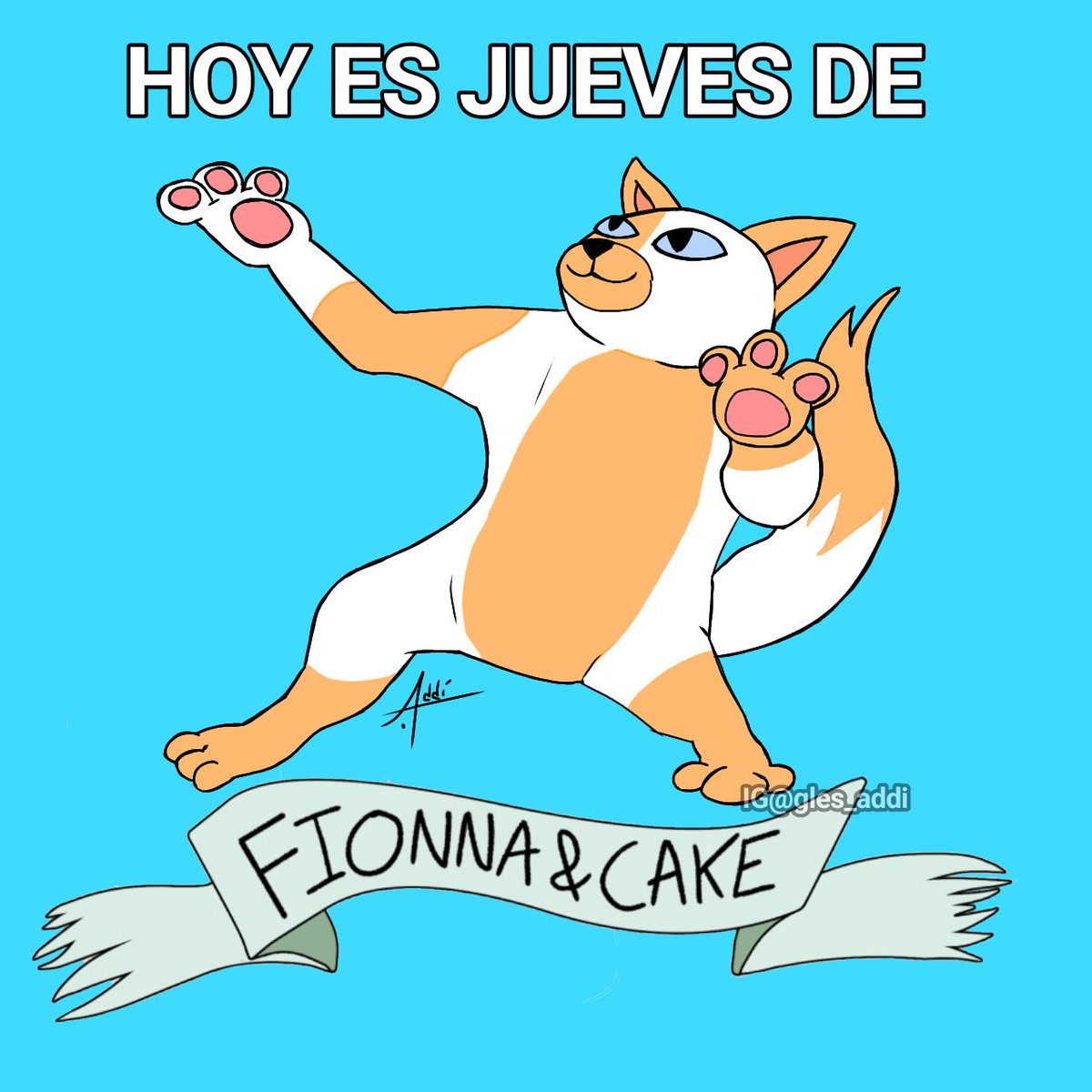 AddiGle's tweet image. Siuuuuuuuuuuuuuuu por fin es Jueves 
#fionnaandcake #hda #adventuretime #horadeaventura #cakethecat #jueves #HBO