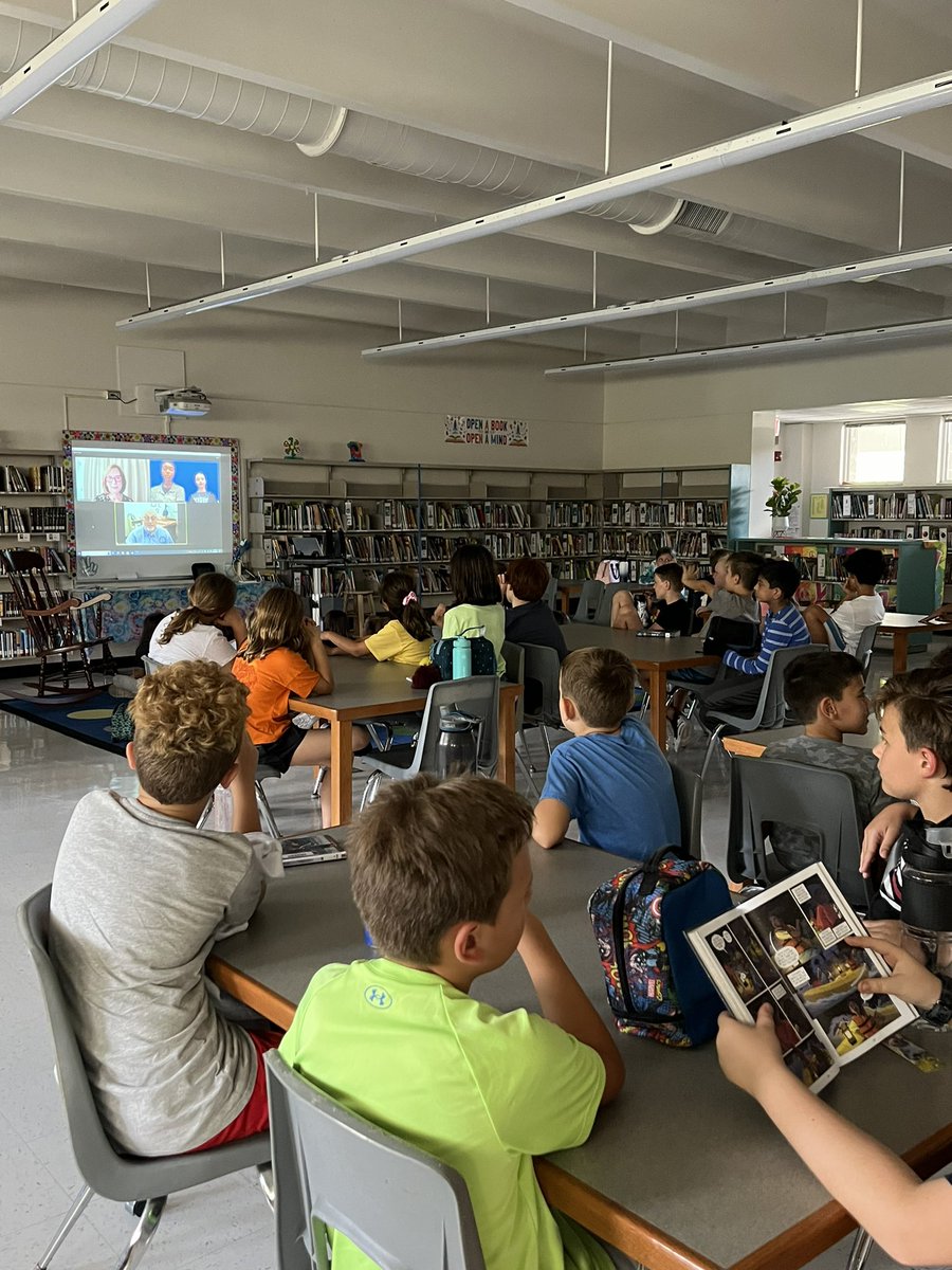 HCLithiaSprings's tweet photo. Enjoying a virtual author visit by Pam Munoz Ryan!! Thank you! #solimar @VanAyresHCPS @HillsboroughSch @hubofschool https://t.co/qy8LnZTvfb