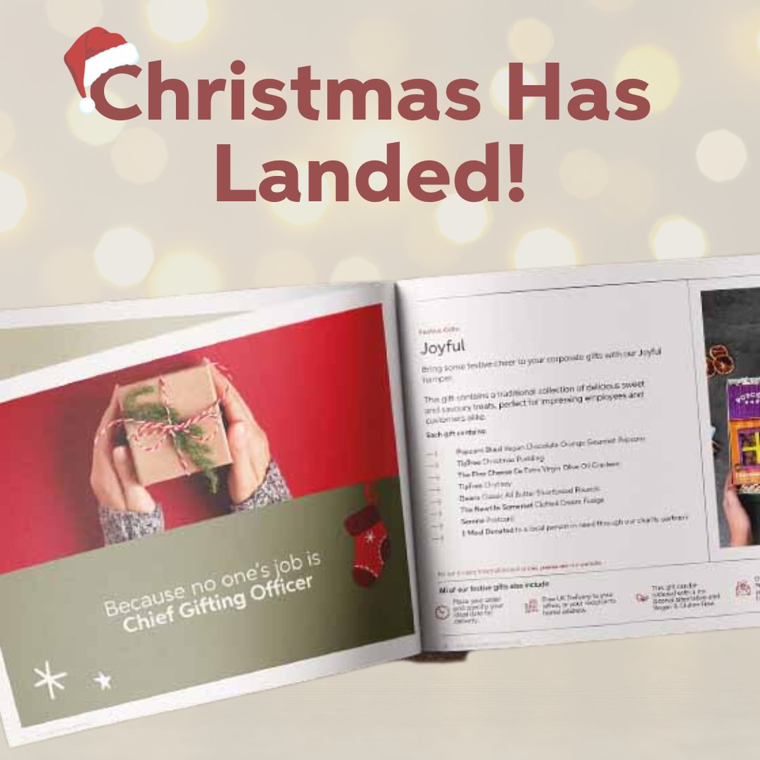 It's never too early to start planning for the festive season. Our new Christmas gift brochure is here, filled with unique gifts that will leave a lasting impression on your staff & clients. Download today, your future self will thank you! hubs.ly/Q0230tNw0 #corporategifts